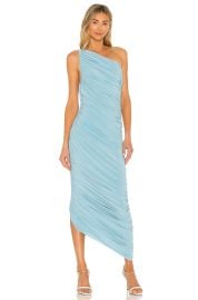 Diana One Shoulder Gown by Norma Kamali at Revolve